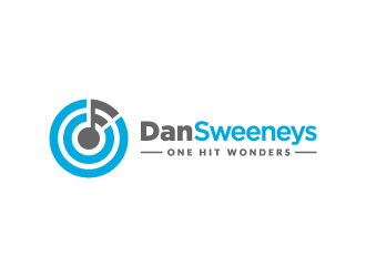 Dan Sweeneys One Hit Wonders logo design by pencilhand
