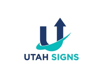 Utah Signs logo design by serdadu