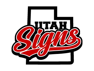 Utah Signs logo design by jaize