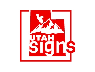 Utah Signs logo design by josephope