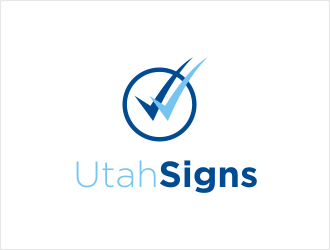 Utah Signs logo design by bunda_shaquilla