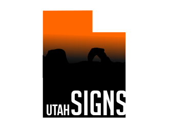 Utah Signs logo design by Dhieko