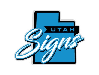 Utah Signs logo design by daywalker
