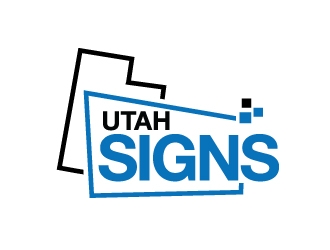 Utah Signs logo design by moomoo