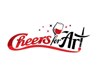 Cheers for Art logo design by MAXR