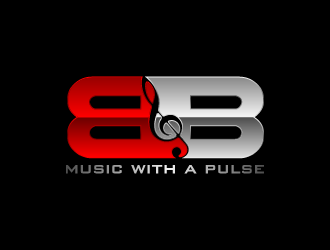 BNB   (tagline) Music with a pulse logo design by fastsev