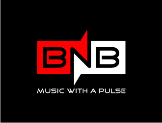 BNB   (tagline) Music with a pulse logo design by nurul_rizkon