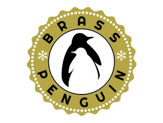 Brass Penguin logo design by defeale