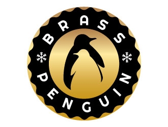 Brass Penguin logo design by defeale
