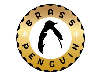 Brass Penguin logo design by defeale