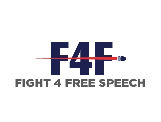 Fight 4 Free Speech  logo design by cybil