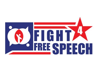Fight 4 Free Speech  logo design by shere