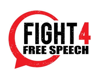 Fight 4 Free Speech  logo design by shere