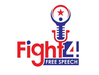 Fight 4 Free Speech  logo design by shere