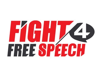 Fight 4 Free Speech  logo design by shere