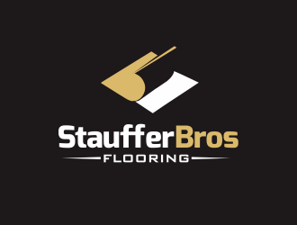 Stauffer Bros Flooring logo design by YONK