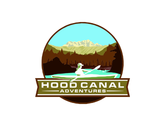 Hood Canal Adventures logo design by johana