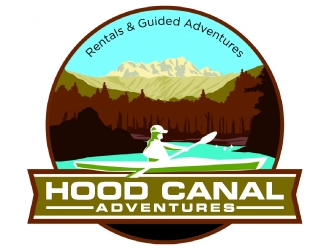 Hood Canal Adventures logo design by abss