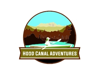 Hood Canal Adventures logo design by EkoBooM