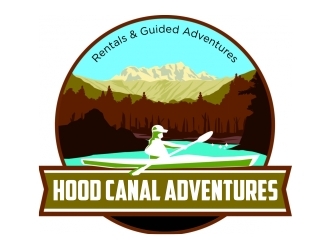 Hood Canal Adventures logo design by GemahRipah