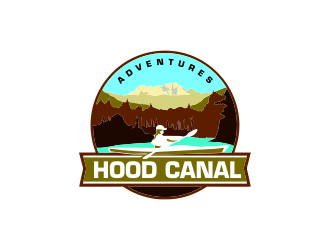 Hood Canal Adventures logo design by oke2angconcept