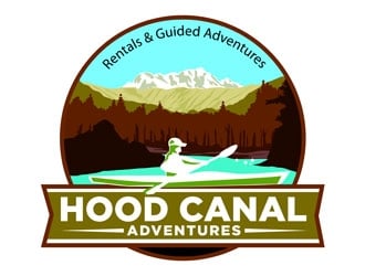 Hood Canal Adventures logo design by CreativeMania