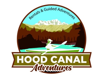 Hood Canal Adventures logo design by CreativeMania