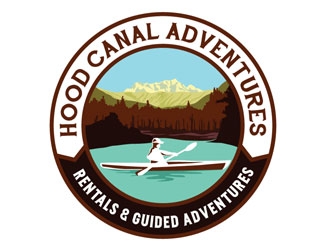 Hood Canal Adventures logo design by shere