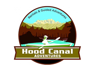 Hood Canal Adventures logo design by 3Dlogos