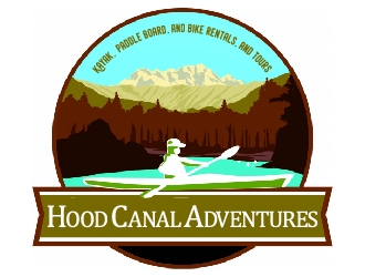 Hood Canal Adventures logo design by imsaif