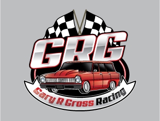 Gary R Gross Racing logo design by Godvibes