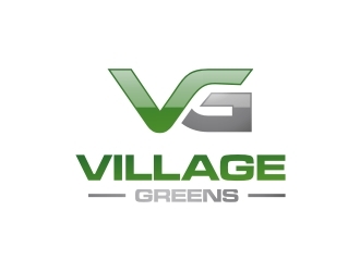 Village Greens logo design by EkoBooM