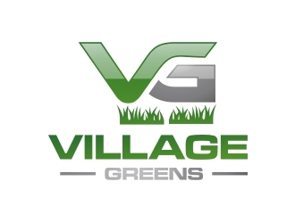 Village Greens logo design by EkoBooM