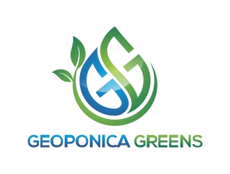 Geoponica Greens  logo design by rokenrol
