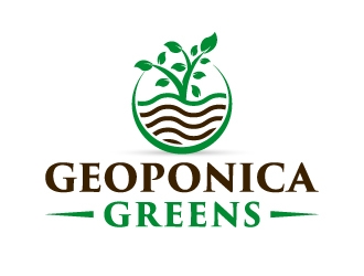 Geoponica Greens  logo design by akilis13