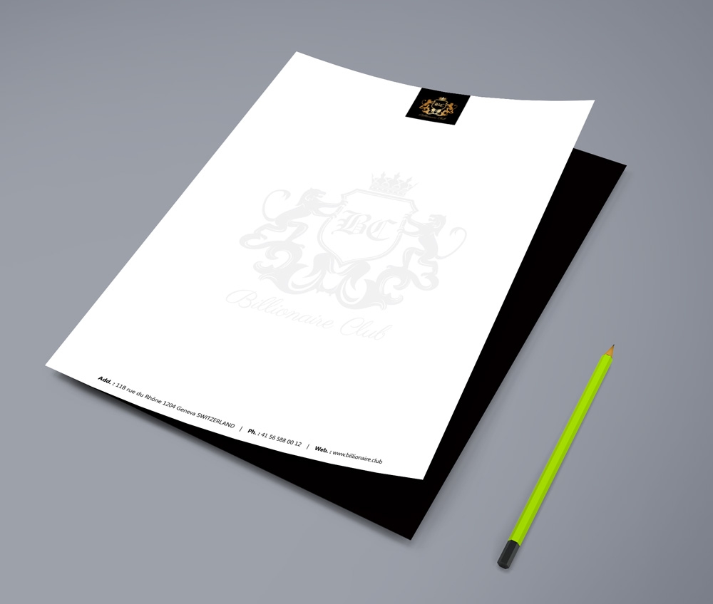 Billionaire Club logo design by ManishKoli