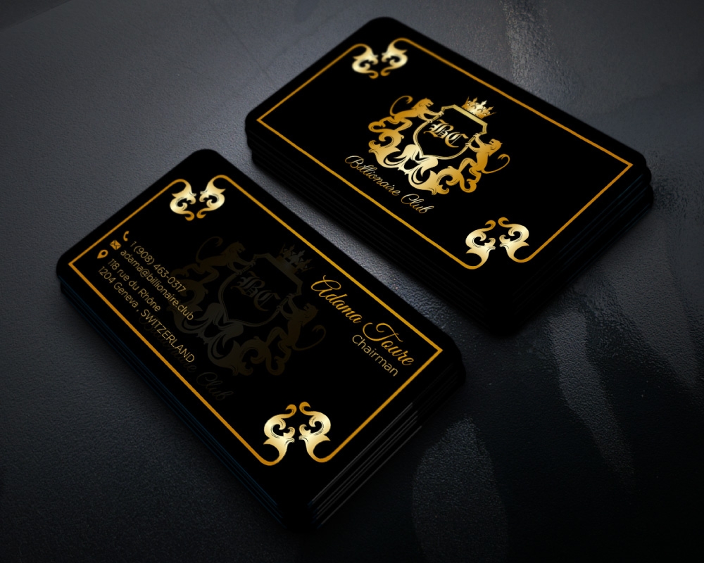 Billionaire Club brand identity design