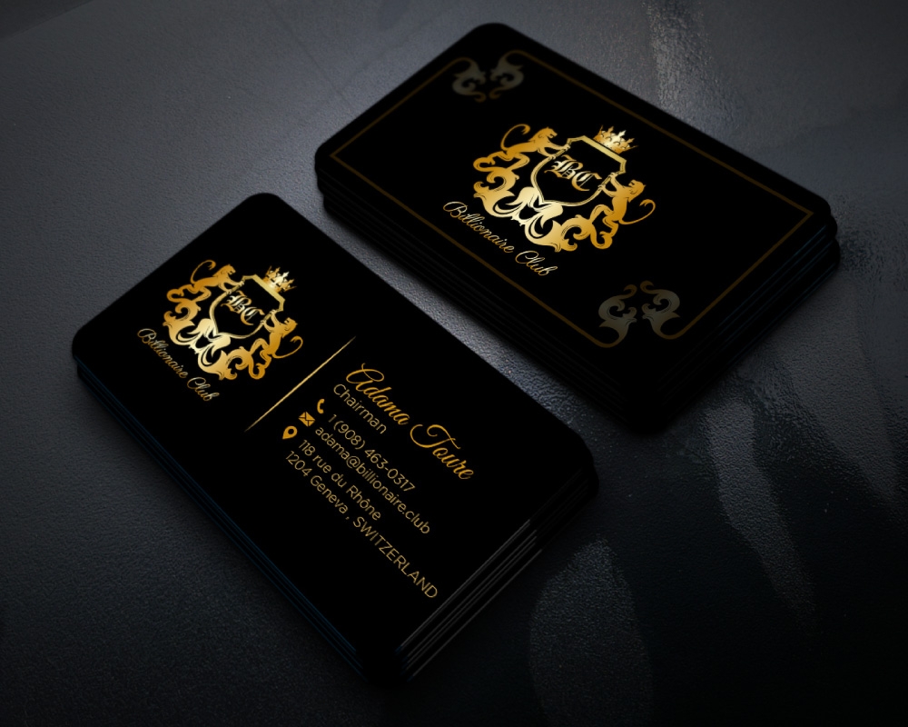 Billionaire Club brand identity design