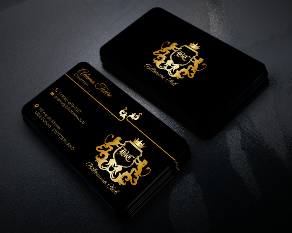 Billionaire Club logo design by Boomstudioz