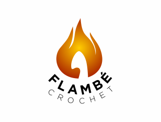 Flambé Crochet logo design by MagnetDesign