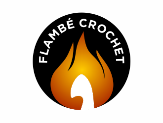 Flambé Crochet logo design by MagnetDesign