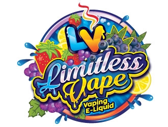 Limitless Vape logo design by REDCROW