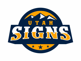 Utah Signs logo design by jm77788