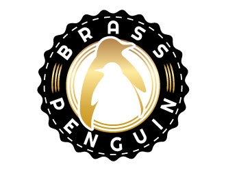 Brass Penguin logo design by defeale
