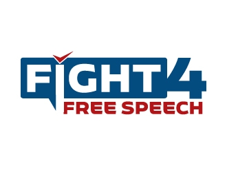 Fight 4 Free Speech  logo design by jaize