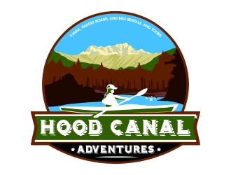 Hood Canal Adventures logo design by fawadyk