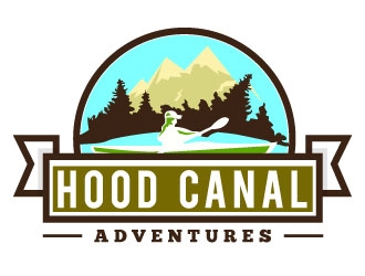 Hood Canal Adventures logo design by Suvendu
