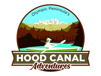 Hood Canal Adventures logo design by CreativeMania