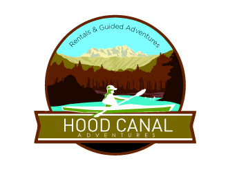 Hood Canal Adventures logo design by gearfx