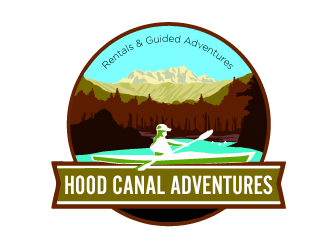 Hood Canal Adventures logo design by gearfx